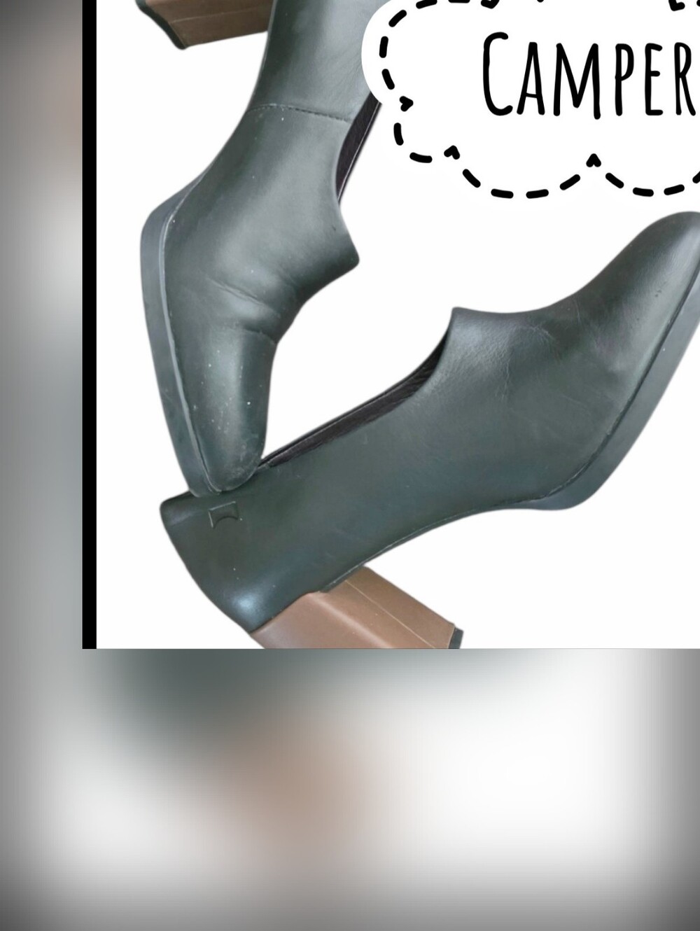 Camper Kara Leather Heel Shoes